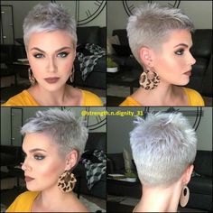 Spikes Hair, Short White Hair, Hair Mask For Damaged Hair, Really Short Hair, Spiked Hair