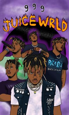 the cover art for 999 juice world featuring young men with dreadlocks on their hair