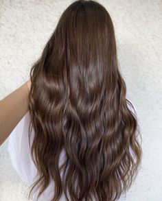 Chestnut Chocolate Brown Hair, Solid Color Brown Hair, Normal Brown Hair, Golden Chocolate Brown Hair, Almond Brown Hair, Solid Brunette Hair Color, Chocolate Mocha Hair Color, Red Toned Brown Hair, Brown Asian Hair