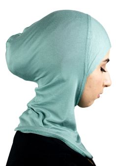 The ninja under scarf has become popular among Muslim women because of the snug fit it provides under the hijab. This under scarf is made with soft cotton jersey material to provide breathable yet maximum coverage for the head and neck. Material: Jersey Cotton Under Scarf, Become Popular, Head And Neck, Muslim Women, The Head, Snug Fit, Winter Hats, Mint, Cream