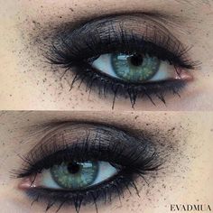 Grey Day Makeup, Goth Eye Makeup Hooded Eyes, Creation Photo, Makeup Eye Looks, Gothic Makeup