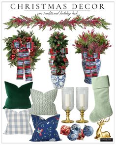 christmas decor is featured in the magazine