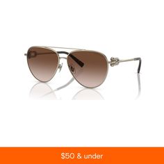 in stock Elegant Brown Aviator Sunglasses, Elegant Brown Aviator Sunglasses For Formal Occasions, Elegant Brown Aviator Sunglasses For Formal Wear, Female Eyes, Pale Gold, Tiffany Blue, Women's Sunglasses, Tiffany & Co., Face Shapes