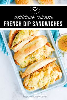 this delicious chicken french dip sandwich is the perfect appetizer for any special occasion