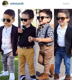 engjiandy - Pesquisa Google Baby Outfits For Boys, Pretty Ginger, Geek Glasses, Outfits For Boys, Girly Preppy, Black Afro, Baby Boy Swag, Baby Boy Dress