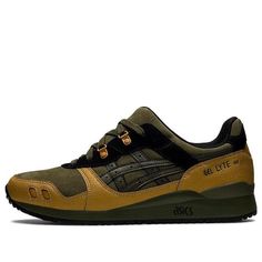 Classic Green Sneakers For Outdoor, Classic Green Outdoor Sneakers, Olive Tan, Asics Gel Lyte, Gel Lyte, Limited Edition Sneakers, Fashion Performance, Asics Gel, Sport Sneakers