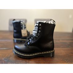 Dr Martens Womens 1460 Serena Zebra Faux Fur Lined Black Combat Boots 100% Guaranteed Authentic New Without Box Size: 7 Retail Price $180 Src-70eby113 Edgy Black Lace-up Boots For Winter, Winter Leather Footbed Ankle Combat Boots, Winter Ankle Combat Boots With Leather Footbed, Fitted Black Lace-up Boots For Winter, Fitted Black Lace-up Winter Boots, Black Moto Boots With Lug Sole For Winter, Classic Lace-up Moto Boots For Winter, Winter Leather Lace-up Moto Boots, Fitted Winter Boots With Lug Sole