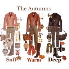 Deep Autumn Fashion, Dark Autumn Wardrobe, Warm Autumn Capsule Wardrobe, Deep Autumn Capsule Wardrobe, Dark Autumn Color Palette Outfit, Soft Autumn Clothes, Soft Autumn Wardrobe, Soft Autumn Capsule Wardrobe