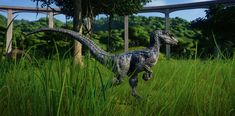 an image of a dinosaur in the grass