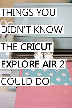 the cricut explore air2 could do with it's paper cutters