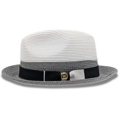 Elevate your style with our Urbaneer Collection's Black Two-Tone Braided Stingy Brim Pinch Fedora Hat. Crafted with a matching grosgrain ribbon, this hat features a pinch crown adorned with a Montique pin. The unlined design offers breathability, while the 2" brim adds a sleek touch. Available in XL for an additional $5. Made from a durable polyester blend for lasting quality and comfort. Two Tone design Pinch Crown Montique Pin Grosgrain Ribbon detail Unlined Fedora for breathability Brim size: Fedora Hat Men Outfits, Hat Men Outfit, Gents Style, Mens Hats Fashion, Fedora Hat Men, Mens Hats, Hat Styles, Hats Fashion, Gents Fashion