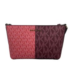 Style: Michael Kors Jet Set Travel Small Tz Crossbody (Oxblood) Material: Pvc / Leather Features: Adjustable Crossbody Strap, Zip Closure, Interior Pocket Measures: 10" L X 6" H X 2.5" D All Offers Are Welcome! Professional Seller, (Please Look At Our Pictures As That Is Exactly What You Are Purchasing) Once Payment Has Been Received, The Item Will Be Shipped Out Within One Business Day Or Earlier. Once The Item Is Shipped, Tracking Information Will Automatically Be Uploaded. All Purchases After Luxury Michael Kors Business Bag, Michael Kors Purple Everyday Bags, Michael Kors Pink Crossbody Bag, Michael Kors Pink Wallet With Zipper Closure, Pink Crossbody Shoulder Bag With Silver-tone Hardware, Michael Kors Pink Shoulder Bag With Gold-tone Hardware, Party Bag, Michael Kors Jet Set, Michael Kors Bag