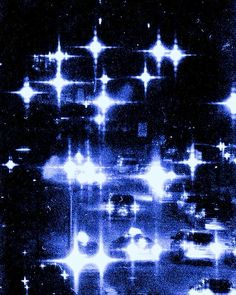 an abstract blue and white background with stars