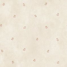 a white wallpaper with small pink flowers on the left and right side of it