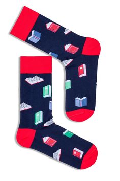 38-41 / UK 5-7.5 / US 6-8 42-46 / UK 8-12.5 / US 9-14 Experience unparalleled comfort with our premium cotton socks. With an array of colorful and vibrant designs for individuals who value a perfect fit and superior comfort. Ideal for everyday wear, they provide a plush feel that will keep your feet happy all day long. 75% Cotton, 20% Polyamide, 5% Elastane More From Us https://www.etsy.com/shop/WorldOfSock Book Socks, Cozy Socks, Cozy Gift, Crazy Socks, Funny Socks, Happy Socks, Colorful Socks, Star Work, Casual Socks