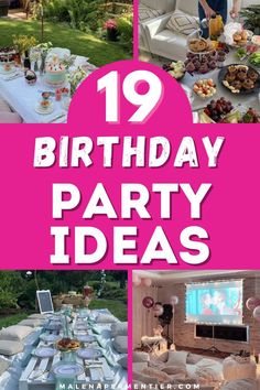 19th birthday party ideas Ideas For 19th Birthday, Birthday Cake 19th Birthday, Cake 19th Birthday, 19th Birthday Party Ideas, 19th Birthday Photoshoot, Birthday At Home, Unique Birthday Ideas