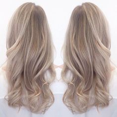 Blonddd Champagne Blonde Hair, Blonde Lowlights, Brunette Ombre, Ash Blonde Hair Colour, Blonde Balayage Highlights, Brown Ombre Hair, Ash Blonde Balayage, Honey Blonde Hair