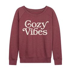 She will love showing off her style with this Plus Size Cozy Vibes Lightweight French Terry Sweatshirt.FEATURES Crewneck Long sleevesFABRIC & CARE Cotton/Polyester Machine wash Imported na Size: 3X. Color: Heather Maroon. Gender: female. Age Group: adult. Plus Size Hairstyles, Cozy Vibes, How To Show Love, Up Hairstyles, Her Style, Womens Clothing Tops, French Terry, Gender Female, Brain