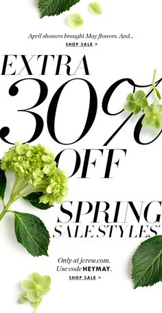 the jcreww extra 30 % off spring sale is now available for $ 20