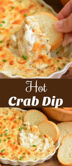 this hot crab dip is the perfect appetizer to serve for your next party