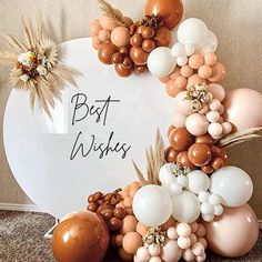 Nude, Brown, White Double Layer Latex Balloon Garland Arch Kit - 124 Pack. Diy Ballon, Balloon Arch Decorations, How To Make Balloon, 5 Balloons, Small Balloons, Arch Decoration, Balloon Stands, Diy Balloon, Balloon Kit