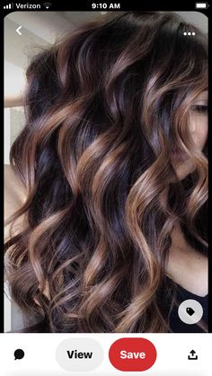 Highlights Brown Hair Lowlights, Long Wavy Hairstyles With Braid, Best New Hair Colors 2023, Bayalage Brunette 2023, Brunette Hair With Definition, Brown Golden Hair Color, Winter 2023 Balayage, Honey Blonde Balayage Brunettes Caramel Highlights Fall Hair, Angled Mid Length Hair