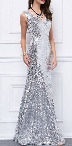 Silver Sequin Glitter Sparkle Classy Evening Maxi Dresses Long Tight Silver Glitter Dress Long, Long Silver Sequin Dress, Silver Dresses Elegant, Silver Dress Formal, Sparkly Long Dress, Long Sparkly Dresses, Elegant Dresses Classy Vintage, Silver Sparkly Dress, Evening Maxi Dresses