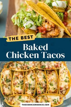 the best baked chicken tacos