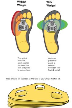 an info sheet describing the different types of feet