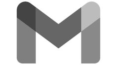 the m logo is shown in black and white