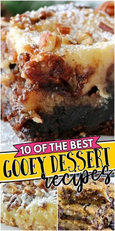 the best gooey dessert recipes