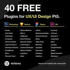 40 free plugins for uxu design pt5