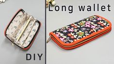 two images showing different types of wallets