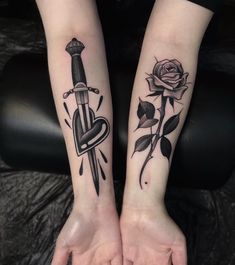 Thorn Tattoo, Hipster Tattoo, Flower Tattoo Meanings, Silhouette Tattoos, Dagger Tattoo, Small Tattoos For Guys, Tattoo Meaning, Dope Tattoos, Blackwork Tattoo