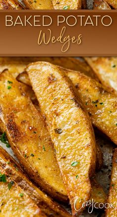 potato wedges with seasoning and cooked crispy Potato Wedges In Oven, Oven Fried Potatoes Wedges, Potatoe Ideas, Crispy Wedges, Polish Princess, Homemade Potato Wedges, Garden Salads, Baked Potato Wedges, Crispy Potato Wedges