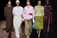 10 Fall 2024 Color Trends to Wear This Season | Vogue 2024 Color Trends, Fall Fashion Colors, Fall Color Trend, 2024 Color, Brown Fall, Poplin Top, Green Blazer, Going Viral, Vintage Blazer