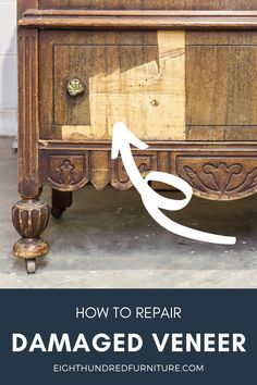 how to repair damaged veneer furniture