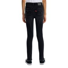 These Levi's® jeans are the perfect choice for those who want to rock a trendy and sleek look. With their high-rise waist and a skinny leg, these jeans provide a flattering fit to boost their confidence. Trendy Stretch Jeans, High Waist Denim Jeans, Jean Trends, Girls High, Rock A, Kids Outfits Girls, Toddler Girl Outfits, Bottom Clothes, Sleek Look