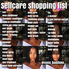 Self Care Shopping List, Self Care Shopping, Skin Care Routine For 20s, Beauty Tips For Glowing Skin, Clear Skin Tips, Baddie Tips, Body Care Routine, Glow Up Tips, Skin Care Solutions