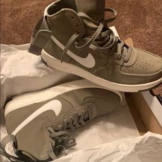 Brand New Never Worn!!! Nike Casual Suede High-top Sneakers, Air Force Ones, Shoes Brand, Women's Nike, One Color, Shoe Brands, Air Force, Nike Shoes, Nike Women