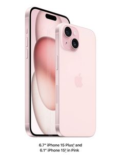 the iphone 11 is shown in pink and has an image of its front camera lens