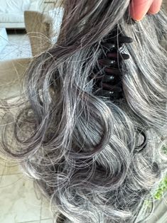 Tillstyle Darkgrey Salt and Pepper Clip in Ponytail Clip in Pony Tail Extension Synthetic Fibre Like Resl Human Hair Silver Greypremium Hair - Etsy UK Ponytail Clip, Hair Silver, Gift Card Craft, Clip In Ponytail, Silver Hair, Hair Health, Clip Ins, Synthetic Fiber, Salt And Pepper