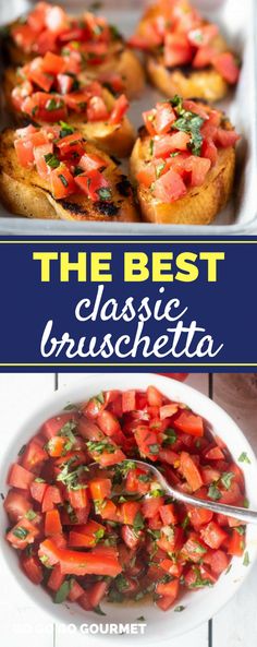 the best classic bruscheta recipe with tomatoes and parsley