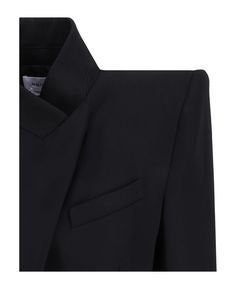 Best price on the market at italist | Alexander McQueen Blazer Jacket Alexander Mcqueen Blazer, Alexander Mcqueen Jacket, Alexander Mcqueen Women, Asymmetrical Collar, Marni Bag, Wang Dress, Women Blazer, Monochrome Pattern, Self Portrait Dress