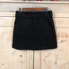 Nwt - Sadie And Sage Wide Ribbed/Corduroy Mini Skirt W/Belt Loops (See Posted 3rd Photo) Unlined Back Exposed Zipper Closure Size: S Color: Black Approximate Measurements - Flat Lay Waist: 29” Length: 15” Smoke-Free Home Please Feel Free To Reach Out With Any Questions Or If You Need Additional Info 0120-136 High Waist Fitted Corduroy Mini Skirt, Corduroy Lined Mini Skirt, Fitted Corduroy Mini Skirt For Winter, High Waist Fitted Corduroy Skirt, Fitted Mini-length Corduroy Skirt, Fitted High Waist Corduroy Skirt, Fitted Corduroy Mini Skirt, Fitted Corduroy Skirt With Lining, Fitted Corduroy Lined Skirt