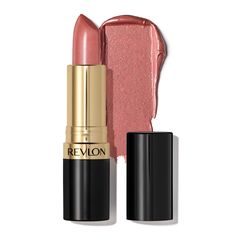 Revlon Super Lustrous Lipstick, Rose Champagne On Ice, Trendy Lipstick, Revlon Super Lustrous Lipstick, Revlon Super Lustrous, Lipstick Shades, Lipstick Lip, Avocado Oil, Revlon, Lip Makeup