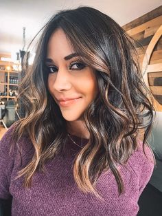 Balayage on Black Hair ideas Brown Balayage On Black Hair, Balayage On Black Hair, Black Hair Ideas, Best Balayage, Black Hair Balayage, Stronger Hair