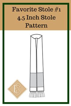 Church Vestment pattern, diy religous garment, how to sew a stole, basic types and styles of pastoral stoles, Clergy Stole Pattern, Priest Stole pattern, making church Vestments, where to buy garments for pastors, priests, Ecclesiastical Sewing PINTEREST: @ecclesiasticalsewing Cross Applique, Christian Graphics, Church Attire