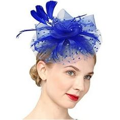 MRULIC headbands for women Fascinators Hat for Women Tea Party Headband Derby Wedding Cocktail Hair Clip C + One size - Walmart.com Bridal Tea Party, Bridal Tea