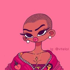 líkє whαt чσu ѕєє? fσllσw mє fσr mσrє ❁♡ᶠᴼᴸᴸᴼᵂ/ XunbotheredX ♡❁ Baby Afro, Bald Head, Drawing Cartoon, Black Artwork, Black Cartoon, Black Love Art, Black Art Pictures, Dope Art, Dessin Adorable